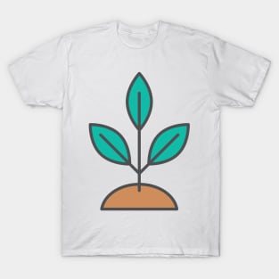 Sapling Environment Icon T-Shirt